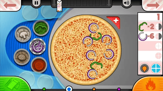 Papa's Pizzeria gameplay
